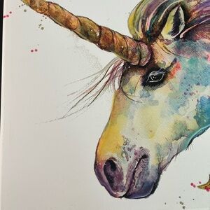 Unicorn wall canvas! 12 x 16